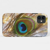 11 Coque iphone de plumes de paon moussant (Dos (Horizontal))