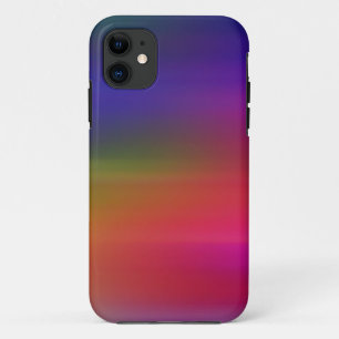 11 coque iphone de texture arc-en-ciel