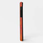 11 coque iphone de texture rose et orange (Dos/Gauche)