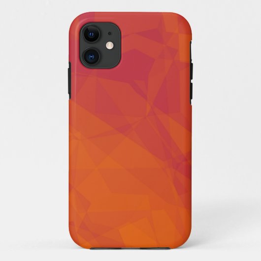 11 coque iphone de texture rose et orange (Dos)
