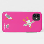 11 Coque iphone de tinctorial de John (Dos (Horizontal))