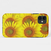 11 Coque iphone de tournesol jaune (Dos (Horizontal))