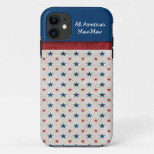 Coque iphone entièrement américain personnalisé