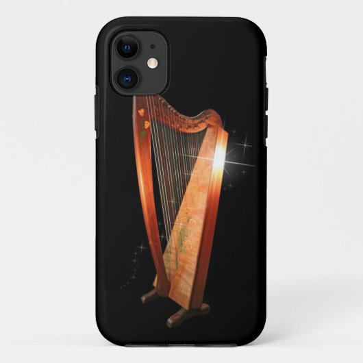 11 Coque iphone folklorique d'harpe (Dos)