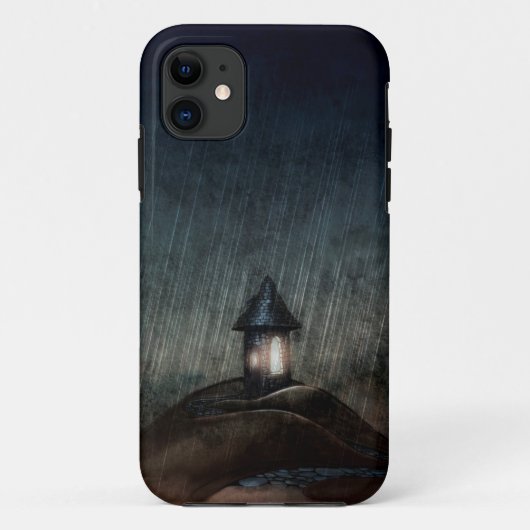 11 Coque iphone illustré. Chauffez quand il pleut (Dos)