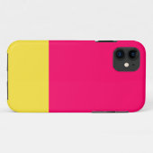 11 Coque iphone rose et jaune (Dos (Horizontal))