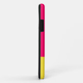 11 Coque iphone rose et jaune (Dos/Droite)
