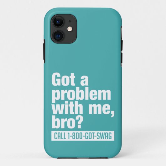 11 COQUE IPHONE SWAG personnalisé (Dos)