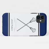 11 Coque personnel Lacrosse iPhone 5/5S (Dos (Horizontal))