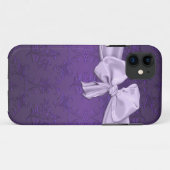 11 Coque Purple Damask iPhone 5 (Dos (Horizontal))