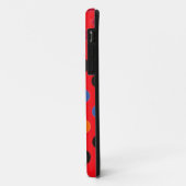 11 Coque rouge, bleu et orange iPhone 5 (Dos/Gauche)