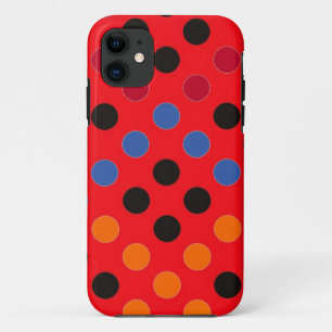 11 Coque rouge, bleu et orange iPhone 5