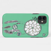 11 Coque Turquoise pour iPhone 5 DreamCatcher (Dos (Horizontal))