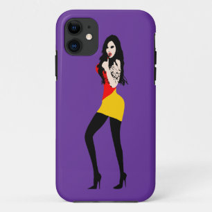 11 ♔° ・ Fille Vampire mortelle iPhone 5 Coque ・° ♔