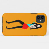 11 ♔° ・ Fille Vampire mortelle iPhone 5 Coque ・° ♔ (Dos (Horizontal))