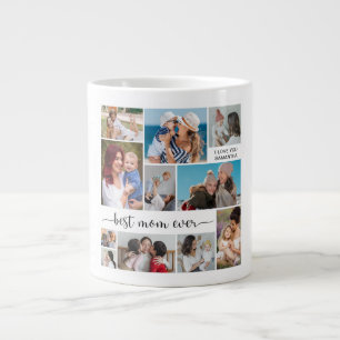 11 Foto Collage Beste mama ooit Extra Grote Beker