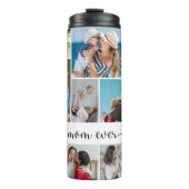 11 Foto Collage Beste mama ooit Thermosbeker (Voorkant)
