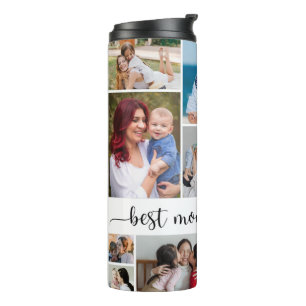11 Foto Collage Beste mama ooit Thermosbeker