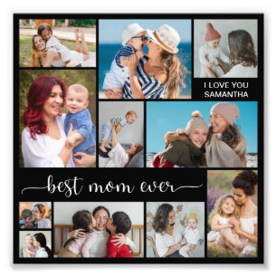 11 Foto Collage Beste Moeder Ooit Foto Vergroting Afdruk