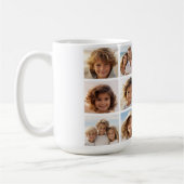 11 Fotocollage - Modern Minimaal Wit en Zwart Koffiemok (Links)