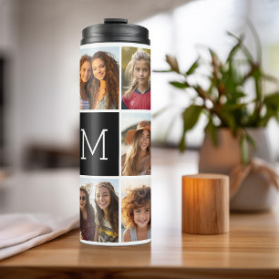 11 Fotosamenstelling - Minimaal raster met tekst Thermosbeker