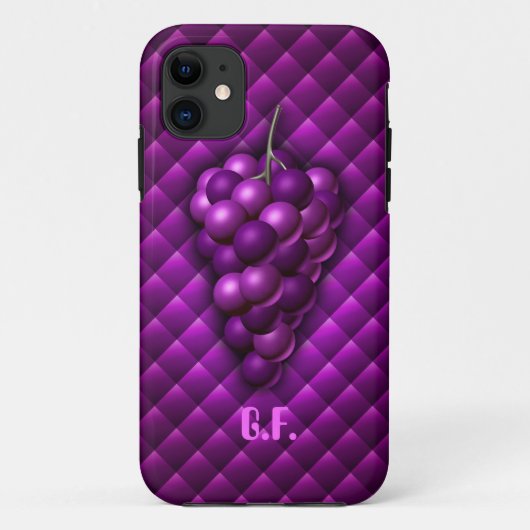 11 Grape iPhone 5 Coque (Dos)