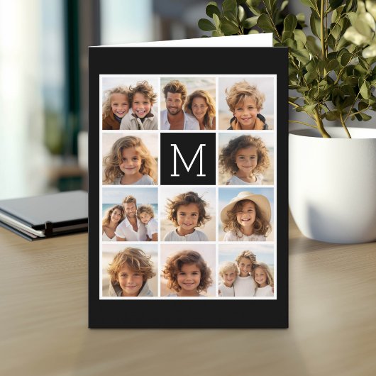 11 Grille de Collage avec Monogramme