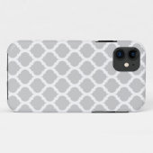 11 Gris Motif marocain iPhone 5 Coque (Dos (Horizontal))