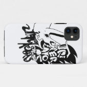 11 Hé sembler son un coque iphone (Dos (Horizontal))