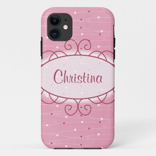 11 Hearts & Love Mate ID™ iPhone 5 Coque (Dos)