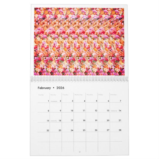 11-inch brede internationale Magic Eye-kalender 20 Kalender (Feb 2026)