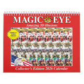 11-inch brede internationale Magic Eye-kalender 20 Kalender (Hoes)