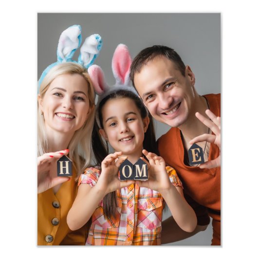 11-inch x 14-inch familiefoto Premium satijnprint Foto Afdruk (Voorkant)