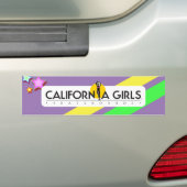 11-inch x 3-inch Bumpersticker (Paars) (Op auto)