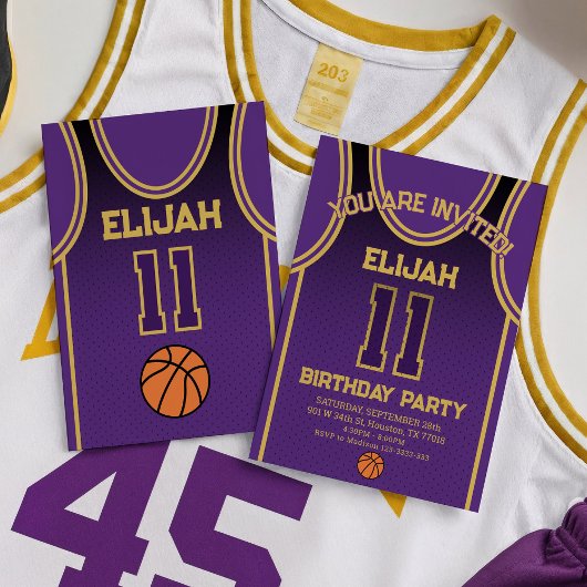 11 Invitation de fête d'anniversaire