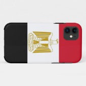 11 IPhone 5 Coque avec drapeau d'Egypte (Dos (Horizontal))