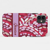 11 Iphone 5 coque couleur violet rouge (Dos (Horizontal))