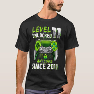 11 jaar oud Jongen Niveau 11 Geweldige 2011 geopen T-shirt