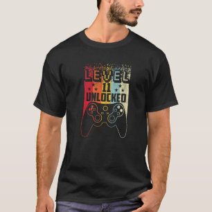11 jaar oud niveau 11 11e geboorte jongen G T-shirt