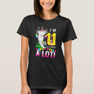 11 Jaar Oude Axolotl 11e Verjaardagsfeestje Jongen T-shirt