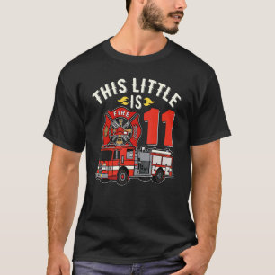 11 jaar oude brandweerman, Birthday Party Fire Tru T-shirt
