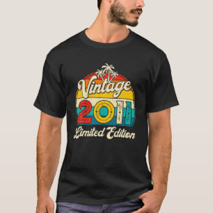 11 jaar oude Vintage 2011 11th Birthday Party Boy T-shirt