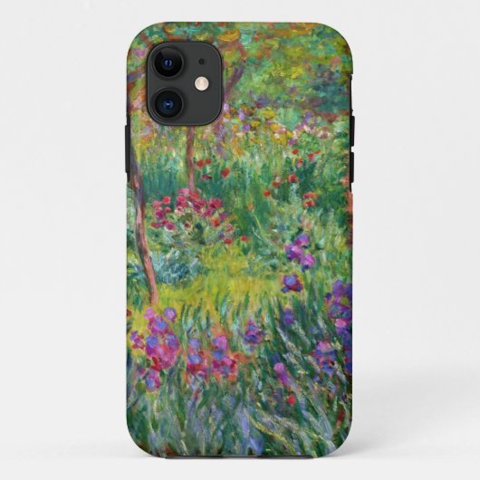11 Jardin d'iris de Monet au coque iphone de Giverny (Dos)