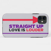 11 L'amour haut droit est un coque iphone plus (Dos (Horizontal))