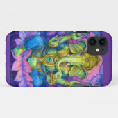 11 Lotus Ganesha iPhone 5 Coque Lucky Hindu Elephant (Dos (Horizontal))