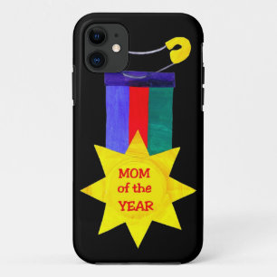 11 Maman de l'année Médaille iPhone 6/6s Coque