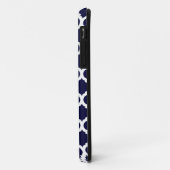 11 Marine Blue Marocain Motif iPhone 5 Coque (Dos/Gauche)