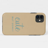 11 Mignonne mais Dorky CM iPhone 5 BT ID Coque (Dos (Horizontal))