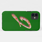 11 Monogramme J en Motif Rose Iphone 5 Coque (Dos (Horizontal))