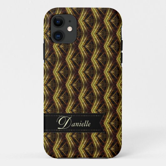 11 Motif bio Waves Earthy iPhone 5 Coque (Dos)